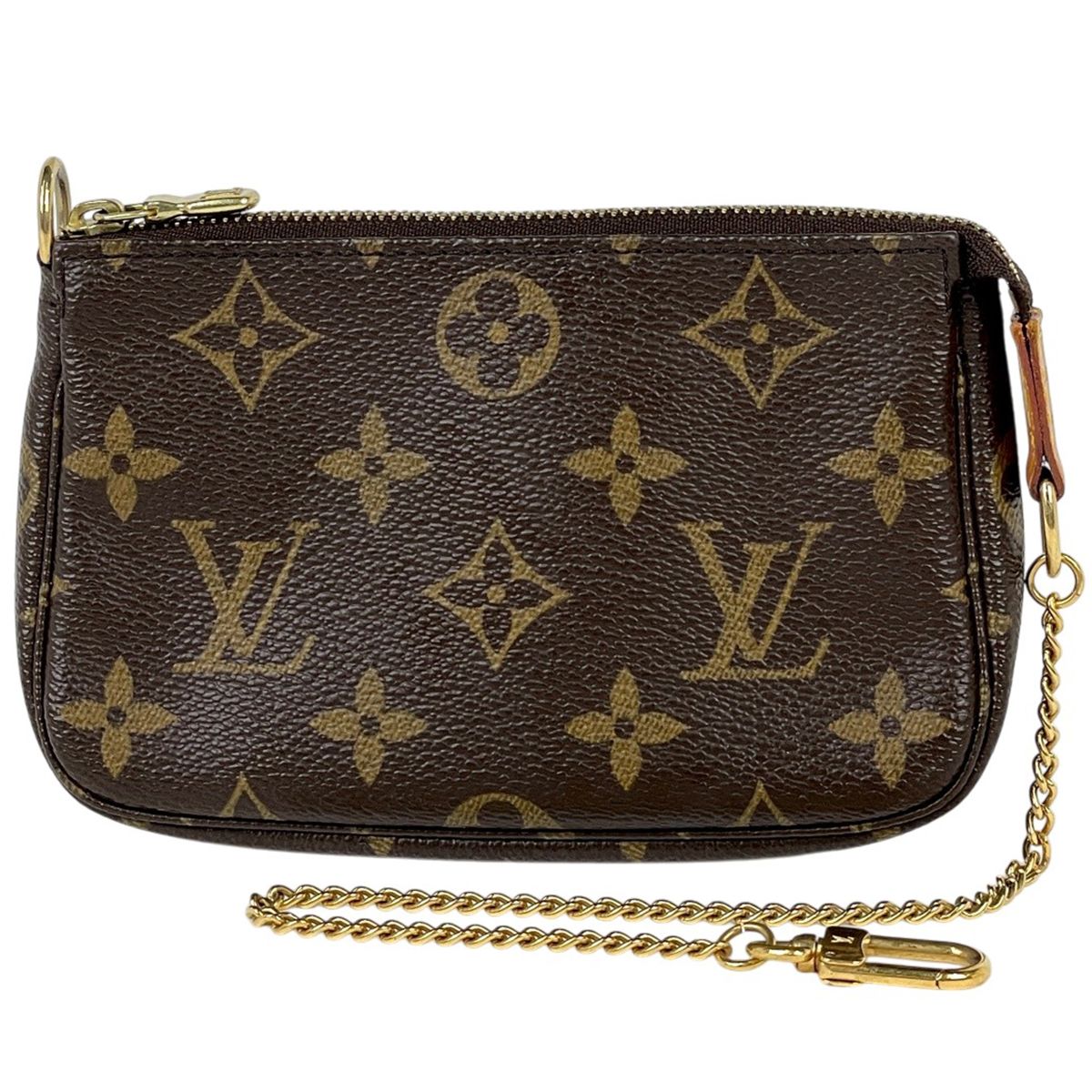 Louis Vuitton Mini Pochette Soirle Pouch Monogram Brown