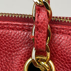 Chanel Tote CC Logo Chain Caviar Leather — view 5