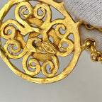 Chanel Earrings CC Logo Gold Plated — view 5