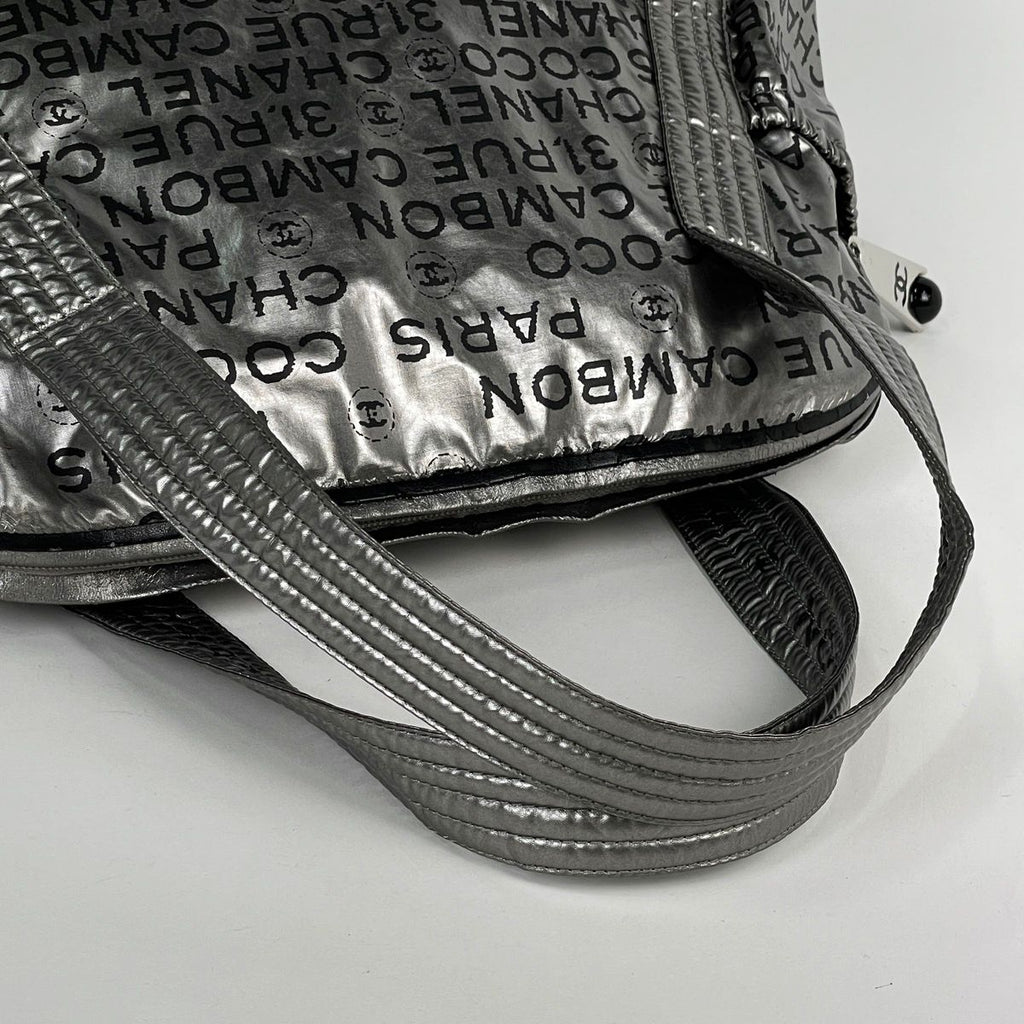 Chanel Unlimited Tote Nylon Silver — view 6