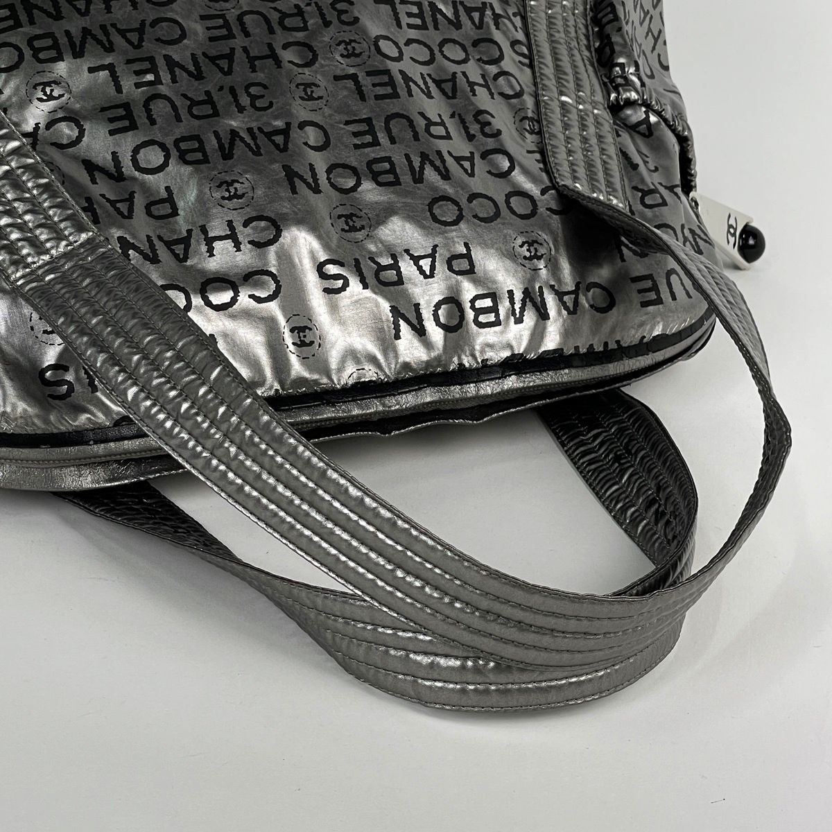 Chanel Unlimited Tote Nylon Silver — view 6