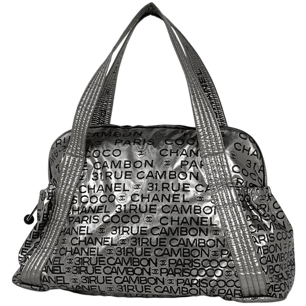 Chanel Unlimited Tote Nylon Silver