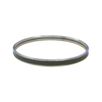 Hermes Uni Bracelet Enamel Bangle Black — view 2