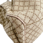 Gucci Diamante Canvas Handbag Tote Beige Brown — view 8