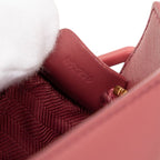 Loewe Anagram Puzzle Mini 2-Way Crossbody Shoulder Bag Pink Leather — view 6