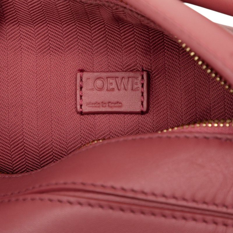 Loewe Anagram Puzzle Mini 2-Way Crossbody Shoulder Bag Pink Leather — view 5