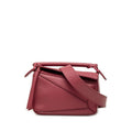 Loewe Anagram Puzzle Mini 2-Way Crossbody Shoulder Bag Pink Leather