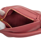 Loewe Anagram Puzzle Mini 2-Way Crossbody Shoulder Bag Pink Leather — view 4
