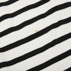 Chanel CC Logo Sleeveless Border Knit Dress 36 White Black Cotton — view 3