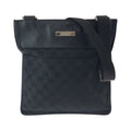Gucci Black Silver GG Canvas 019 Shoulder Bag Pochette