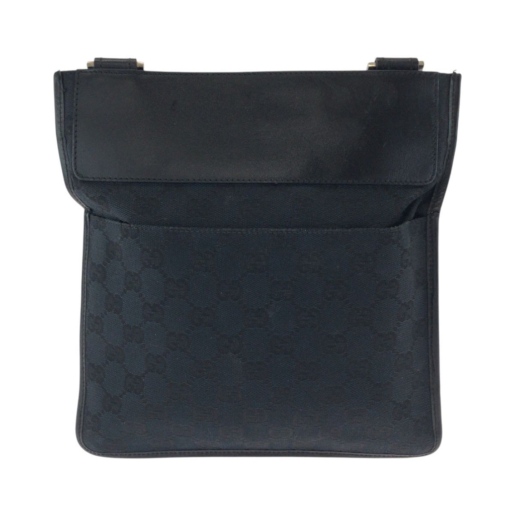 Gucci Black Silver GG Canvas 019 Shoulder Bag Pochette — view 2