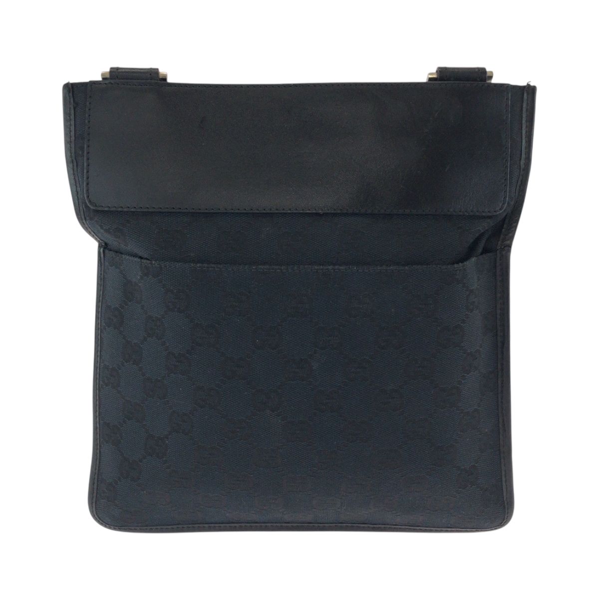 Gucci Black Silver GG Canvas 019 Shoulder Bag Pochette — view 2