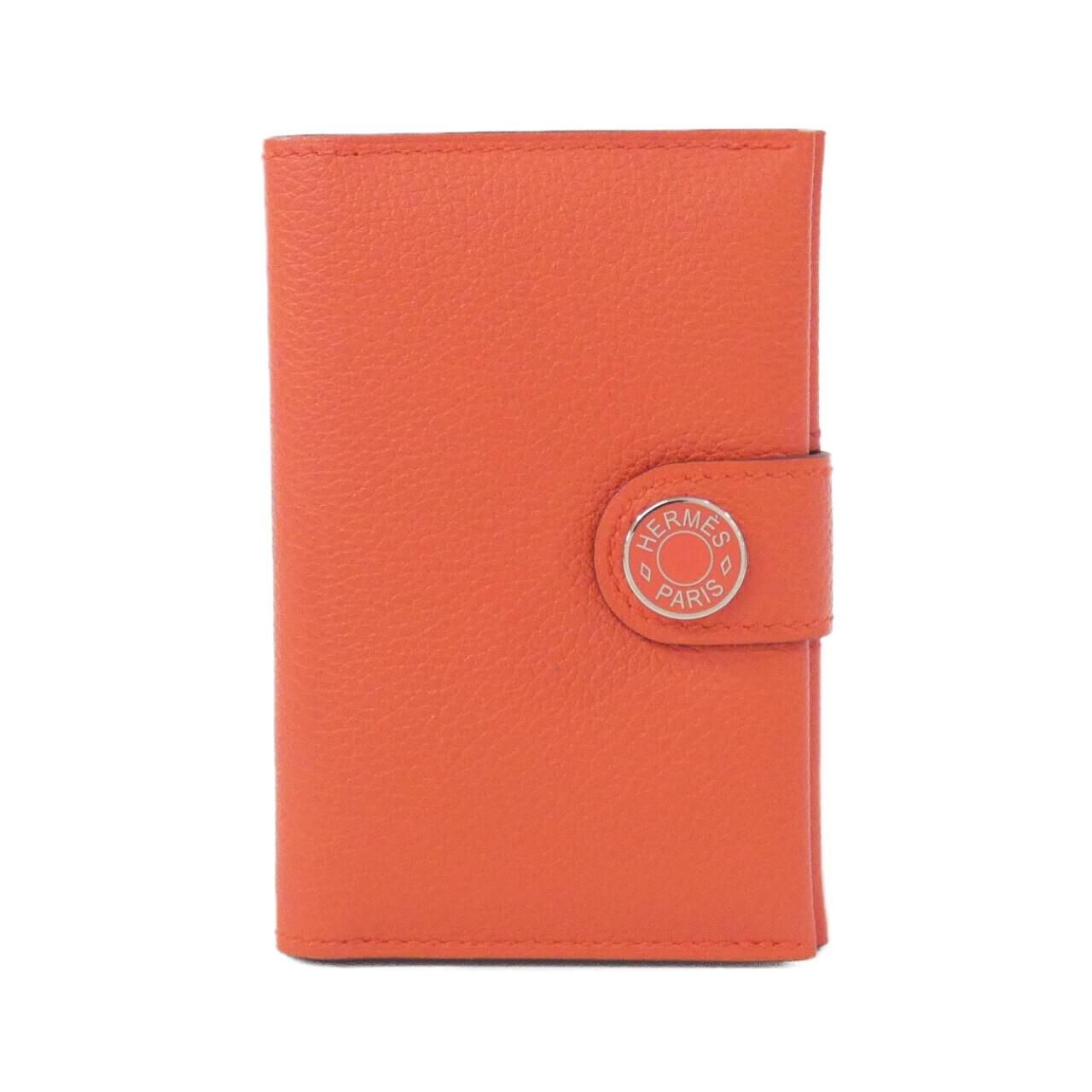 Hermes Card Case Card Holders Silver