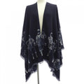 Chanel Stole Scarf Navy
