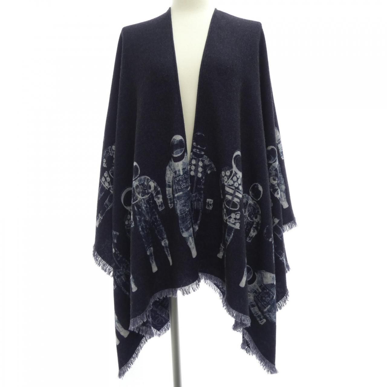Chanel Stole Scarf Navy