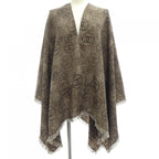 Chanel Stole Scarf Brown