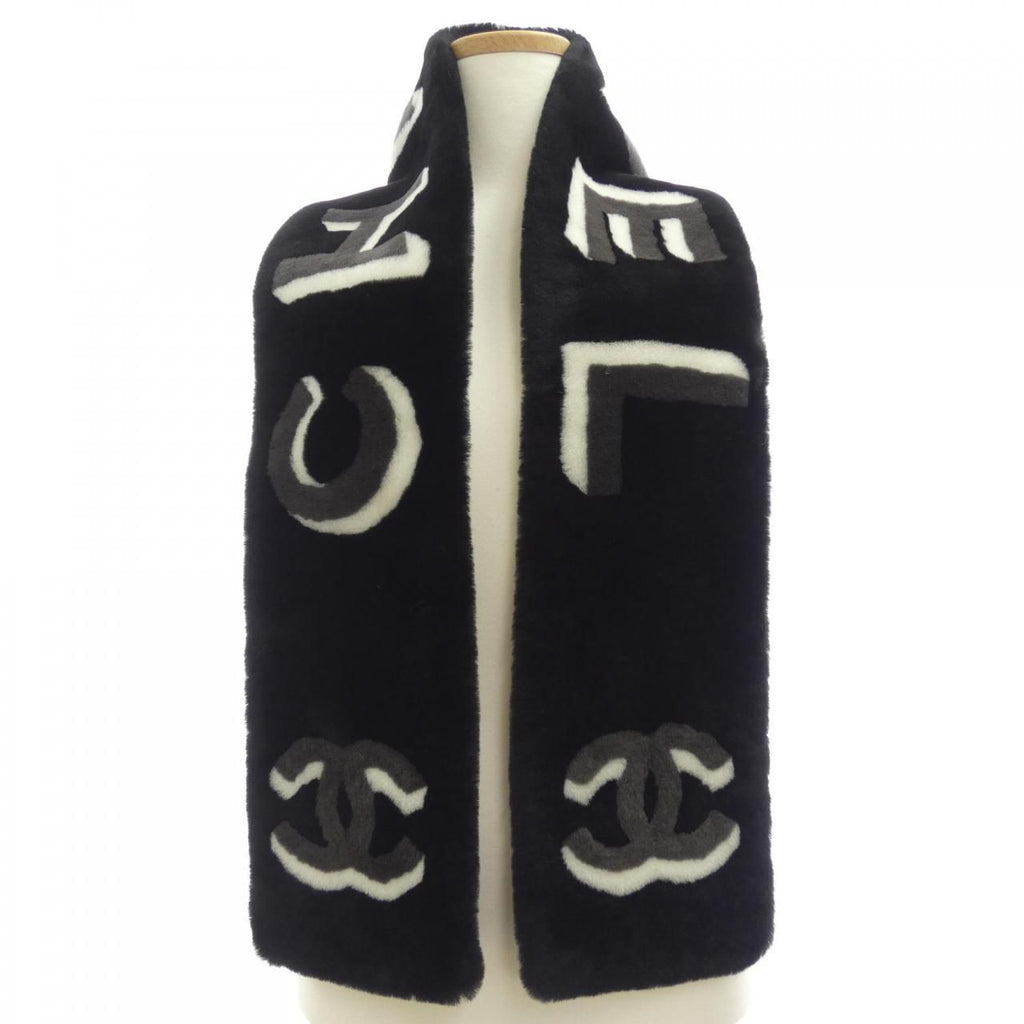 Chanel Scarf Black