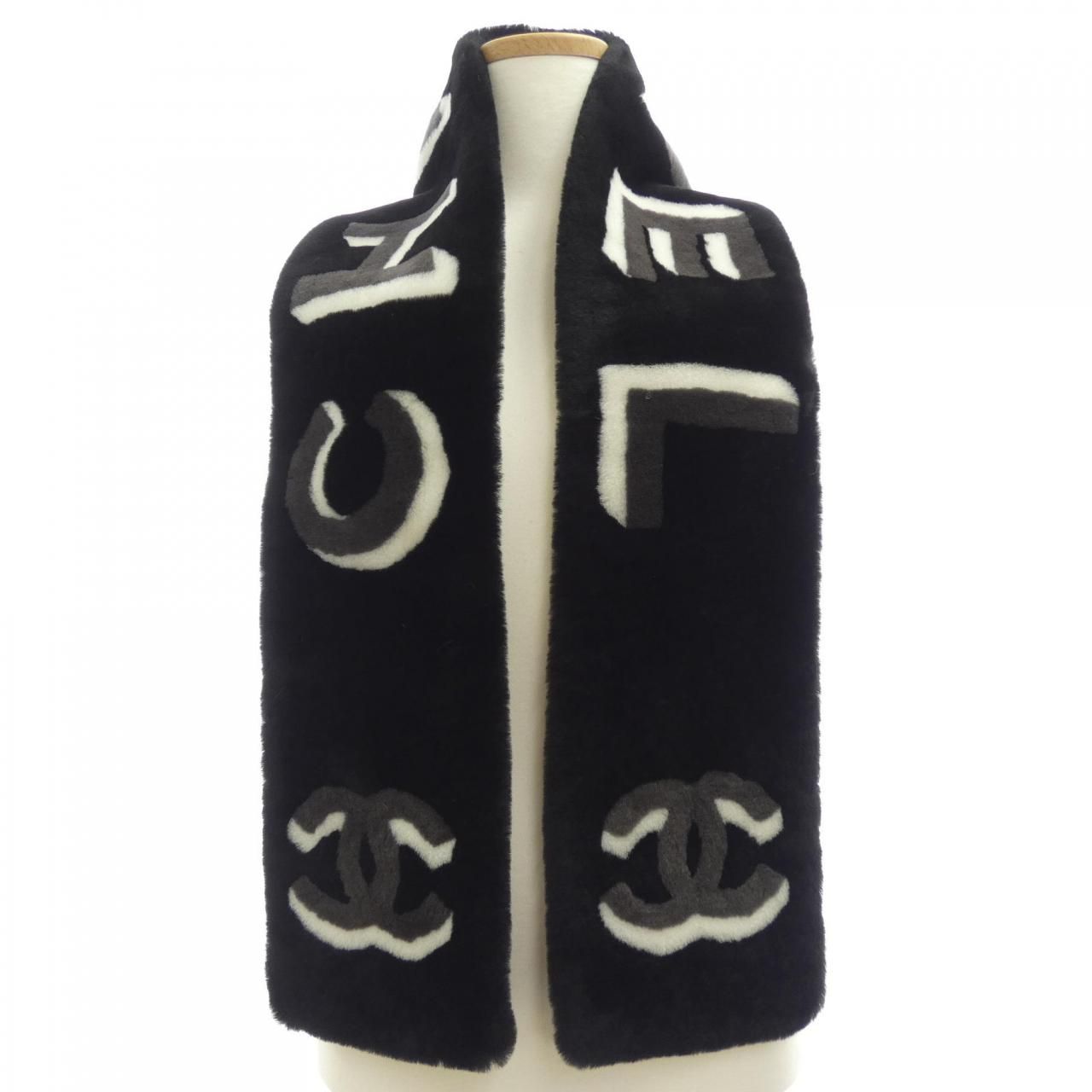 Chanel Scarf Black