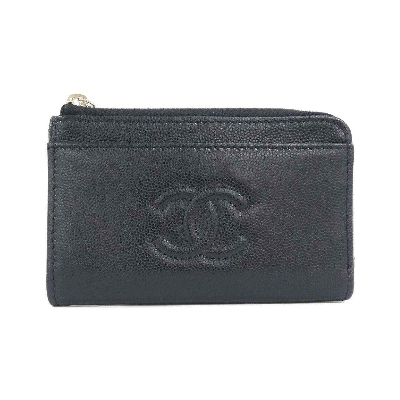 Chanel Card Case Card Holders Black