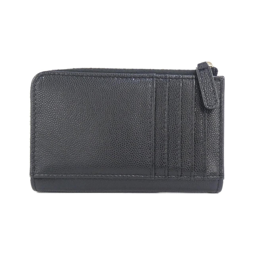 Chanel Card Case Card Holders Black — view 2