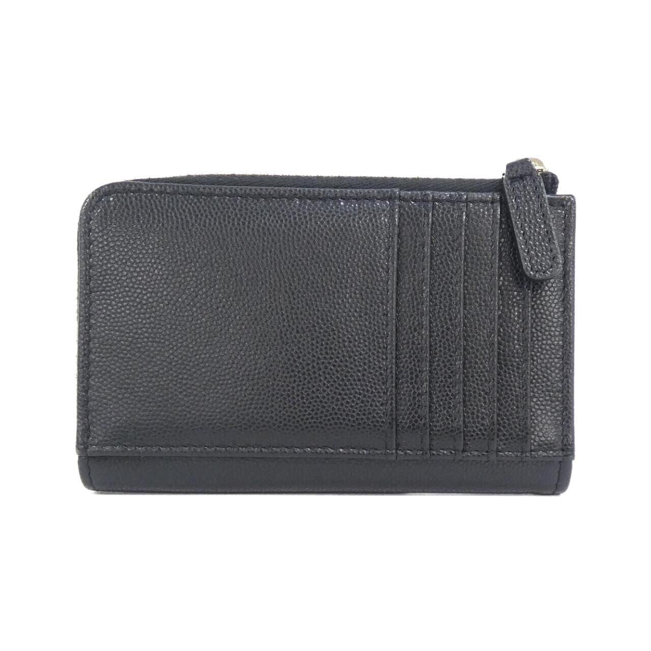 Chanel Card Case Card Holders Black — view 2