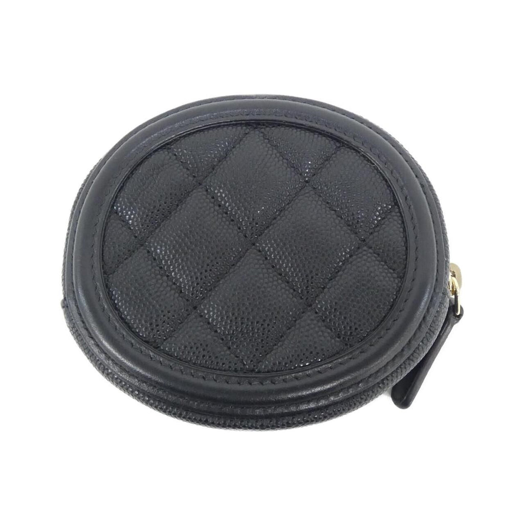 Chanel Coin Case Coin Purse Black — view 2