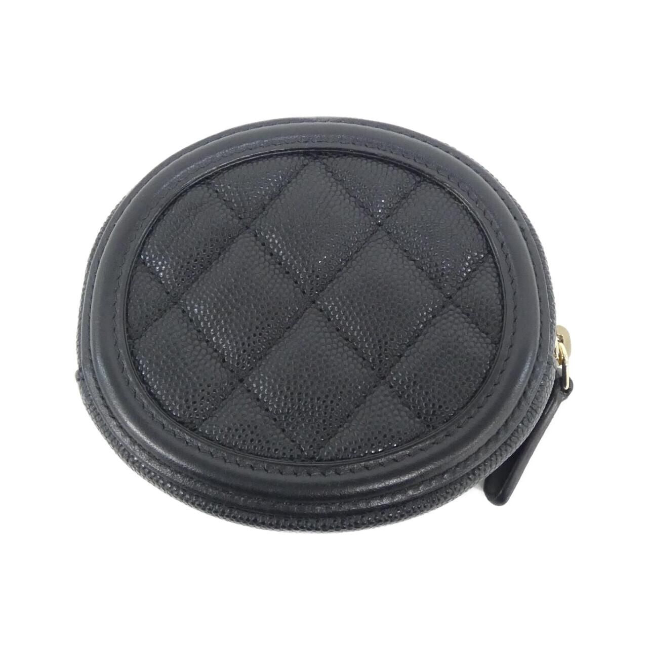 Chanel Coin Case Coin Purse Black — view 2