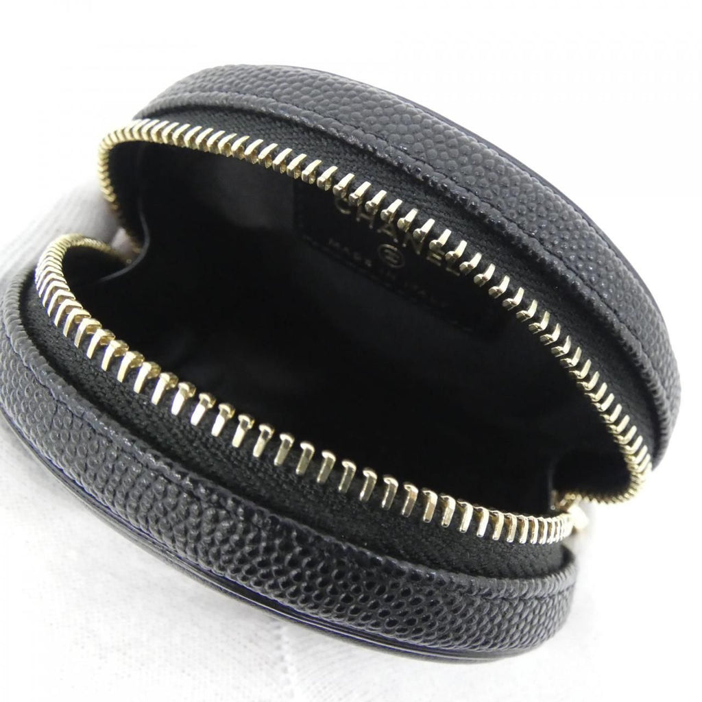 Chanel Coin Case Coin Purse Black — view 4