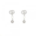 Gucci Diamond Earrings White Gold