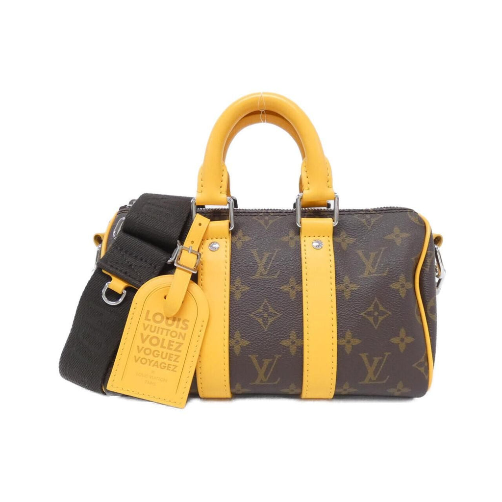 Louis Vuitton Monogram Macassar Keepall Bandouliere 25 Boston