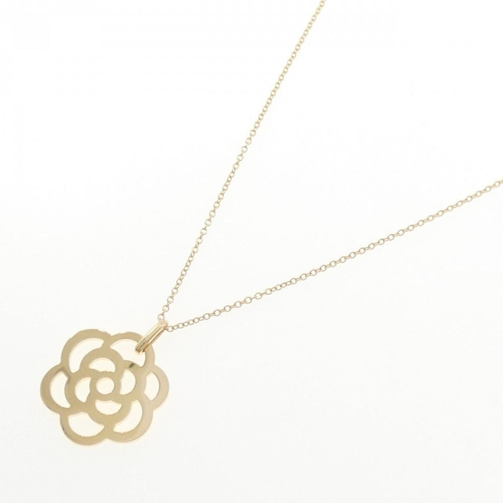 Chanel Camellia Necklace Gold — view 2