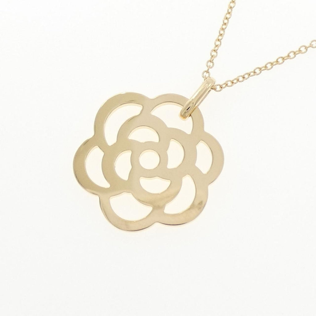 Chanel Camellia Necklace Gold — view 3
