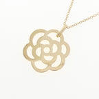 Chanel Camellia Necklace Gold — view 3