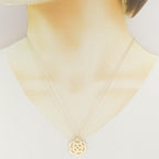 Chanel Camellia Necklace Gold — view 5
