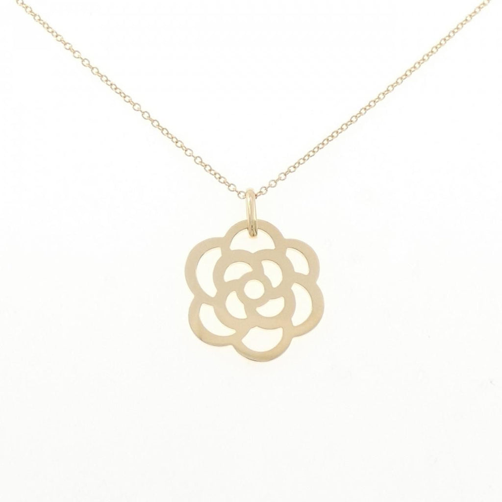 Chanel Camellia Necklace Gold