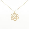 Chanel Camellia Necklace Gold