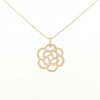 Chanel Camellia Necklace Gold
