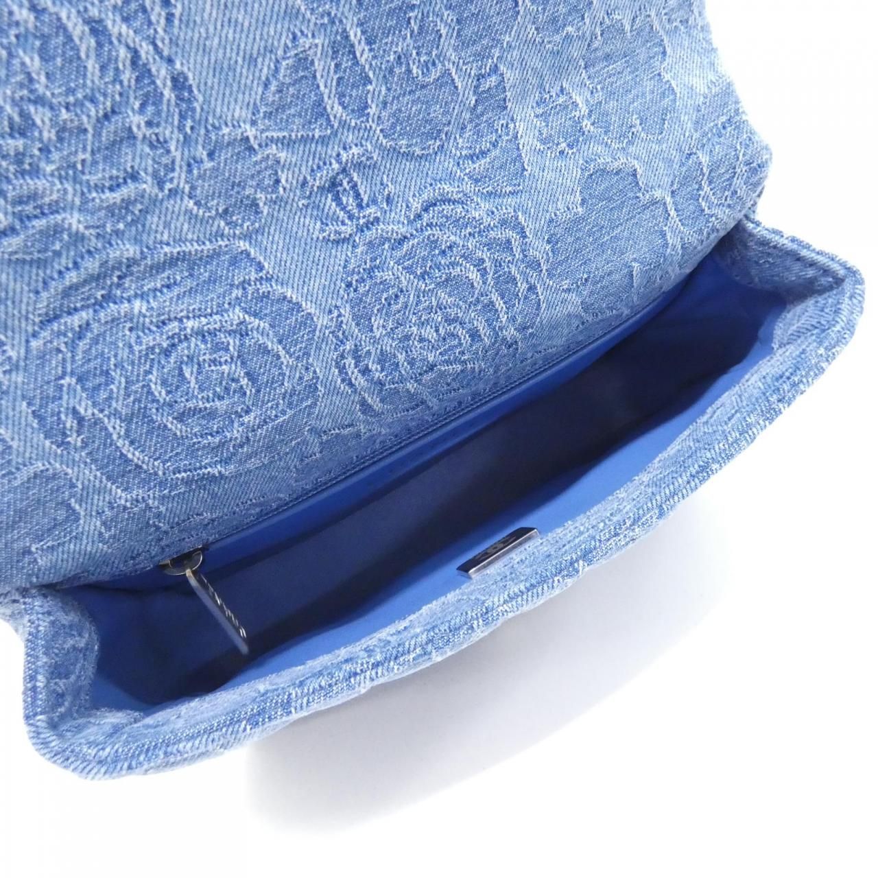 Chanel Shoulder Bag Blue — view 8