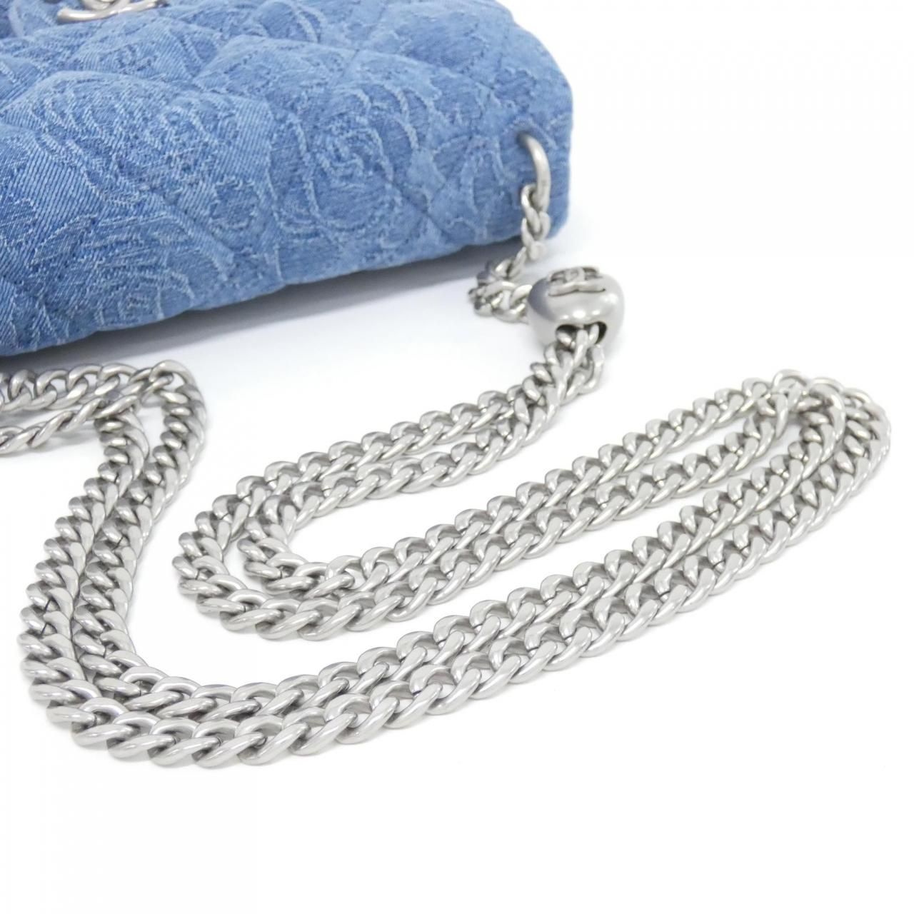 Chanel Shoulder Bag Blue — view 7