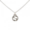 Gucci Interlocking Necklace Silver