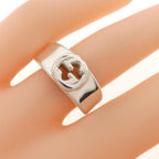 Gucci Interlocking Ring Silver — view 5