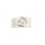 Gucci Interlocking Ring Silver — view 2