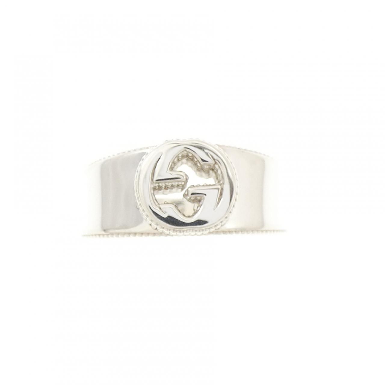 Gucci Interlocking Ring Silver — view 2