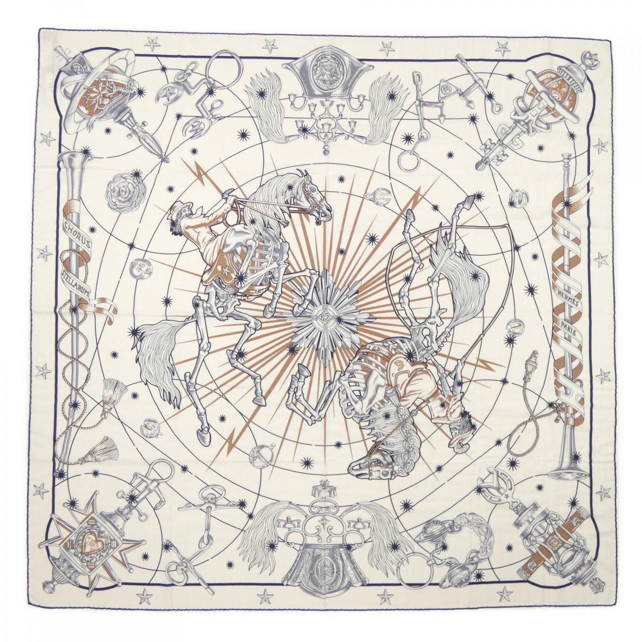Hermes Chorus Stellarum Carre Shawl Scarf