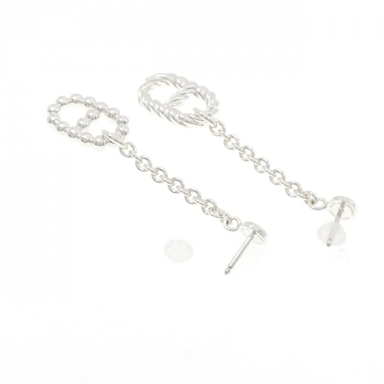 Hermes 925 Earrings Silver — view 3