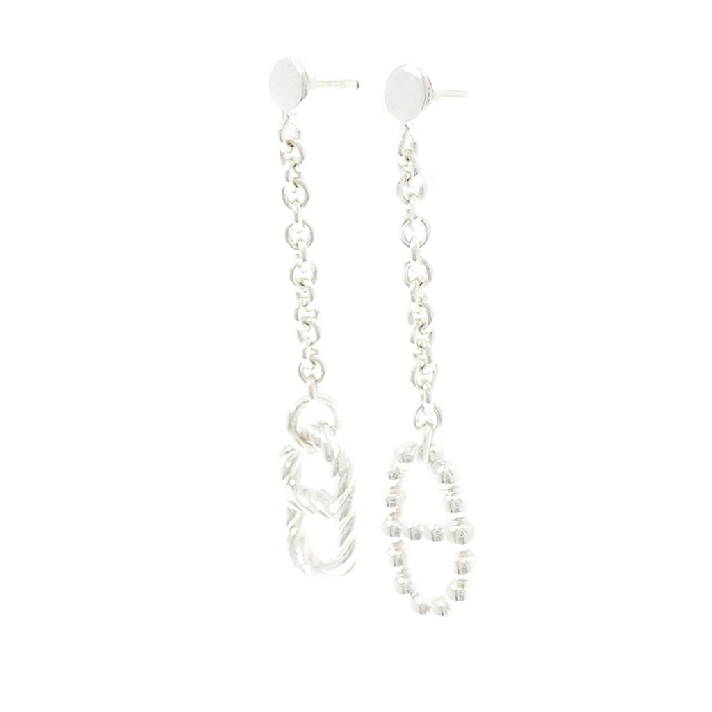 Hermes 925 Earrings Silver — view 2
