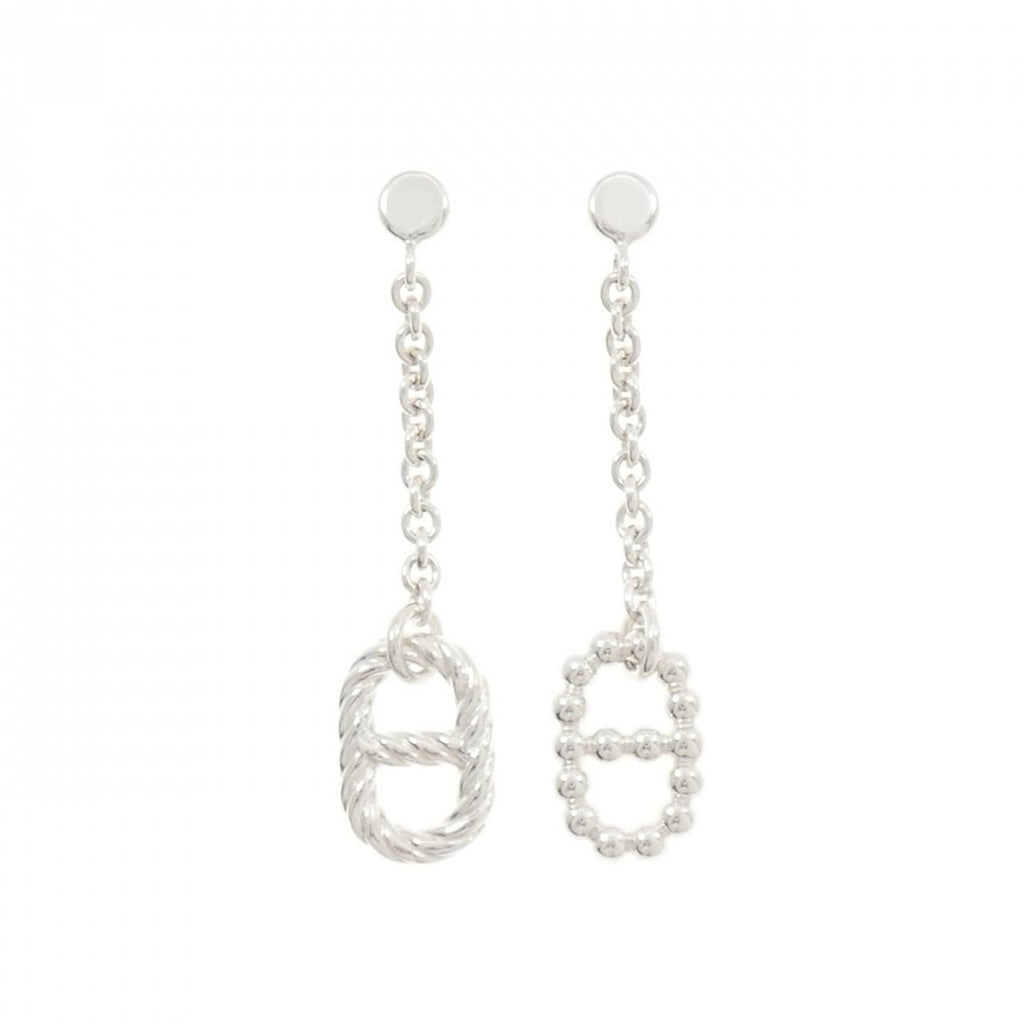 Hermes 925 Earrings Silver