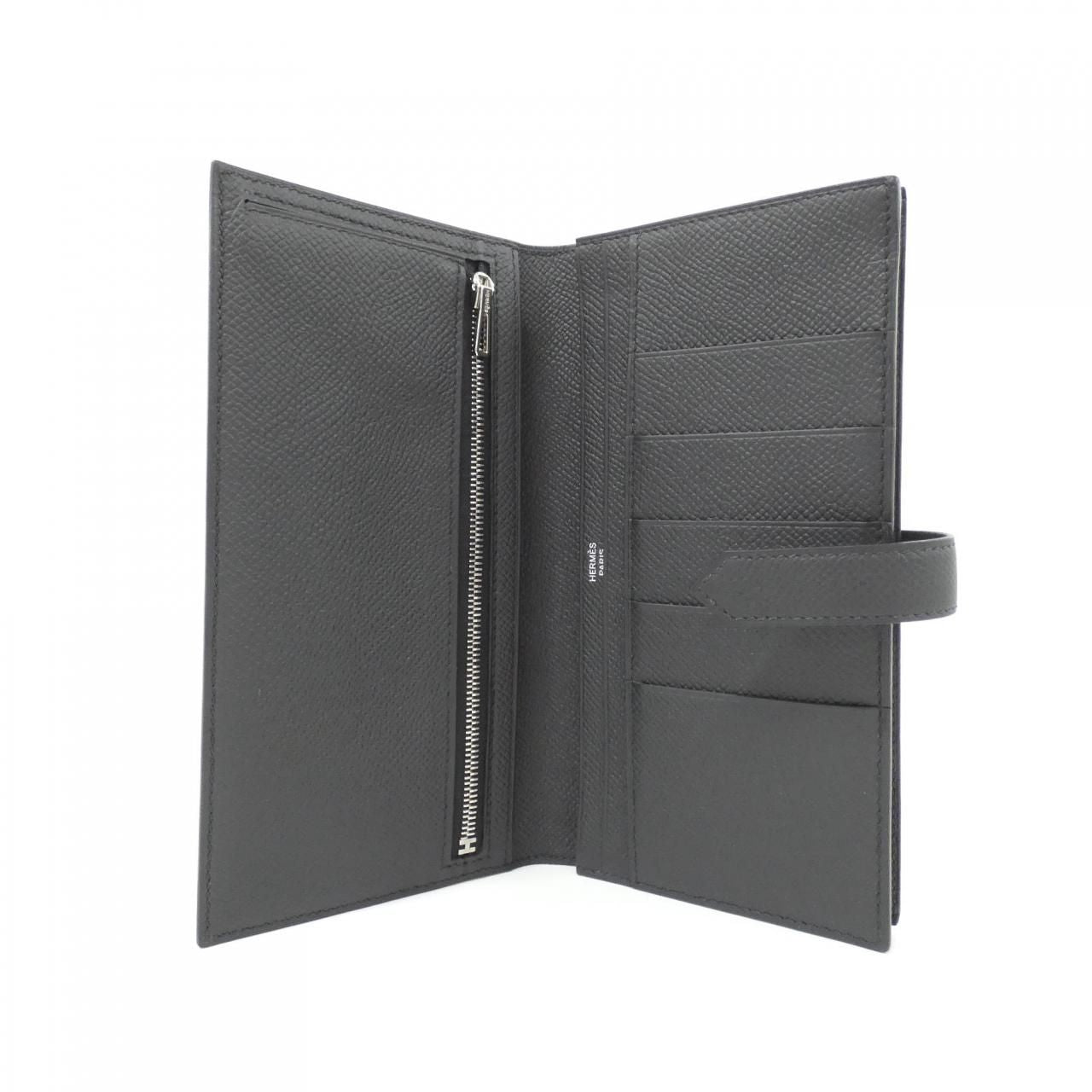 Hermes Bearn Souffle Monochrome Wallet — view 5