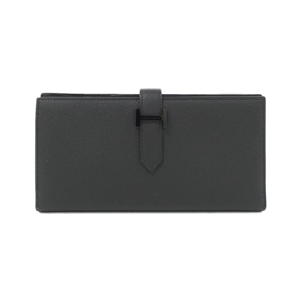 Hermes Bearn Souffle Monochrome Wallet
