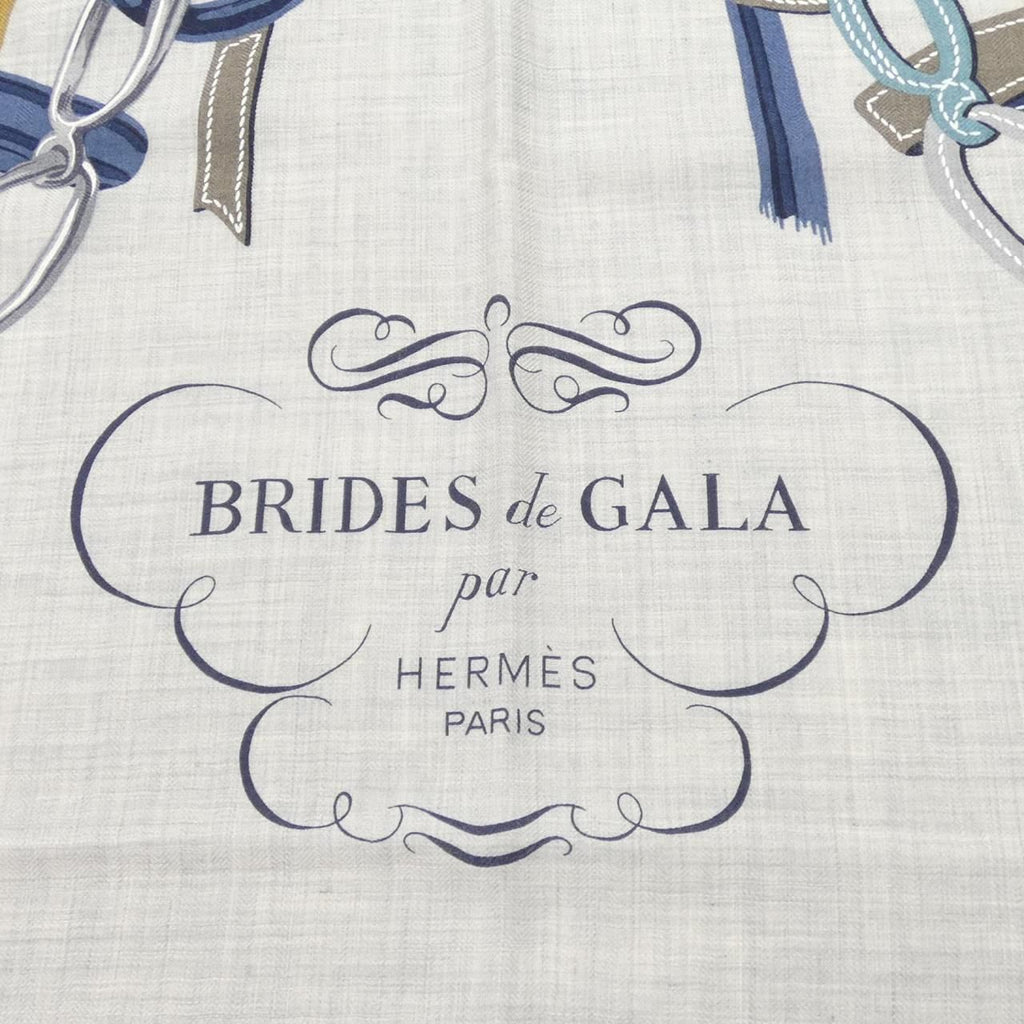 Hermes Brides de Gala Applique Pique Carre Shawl Scarf — view 4